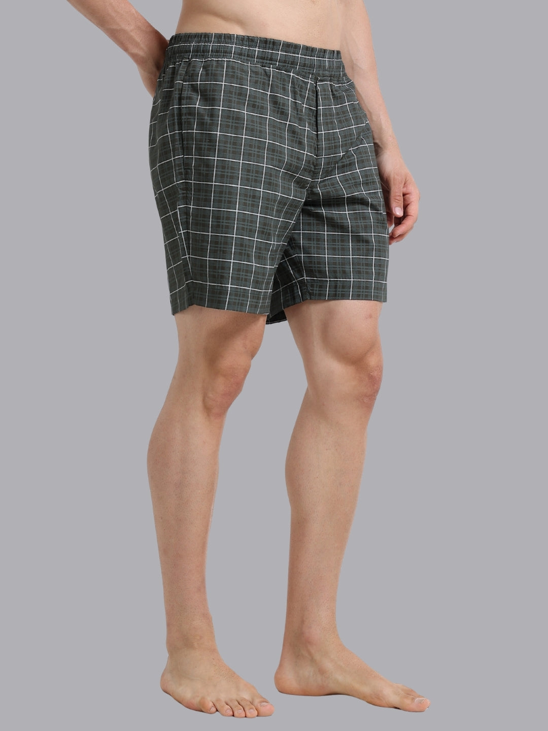 FASO Men’s Cotton Printed Shorts