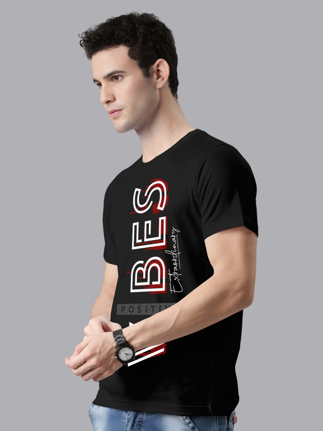 FASO Men’s Premium Cotton Printed T-Shirt