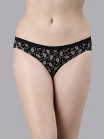 Faso Women's Cotton Outer Elastic Bikini (Pack of 3)