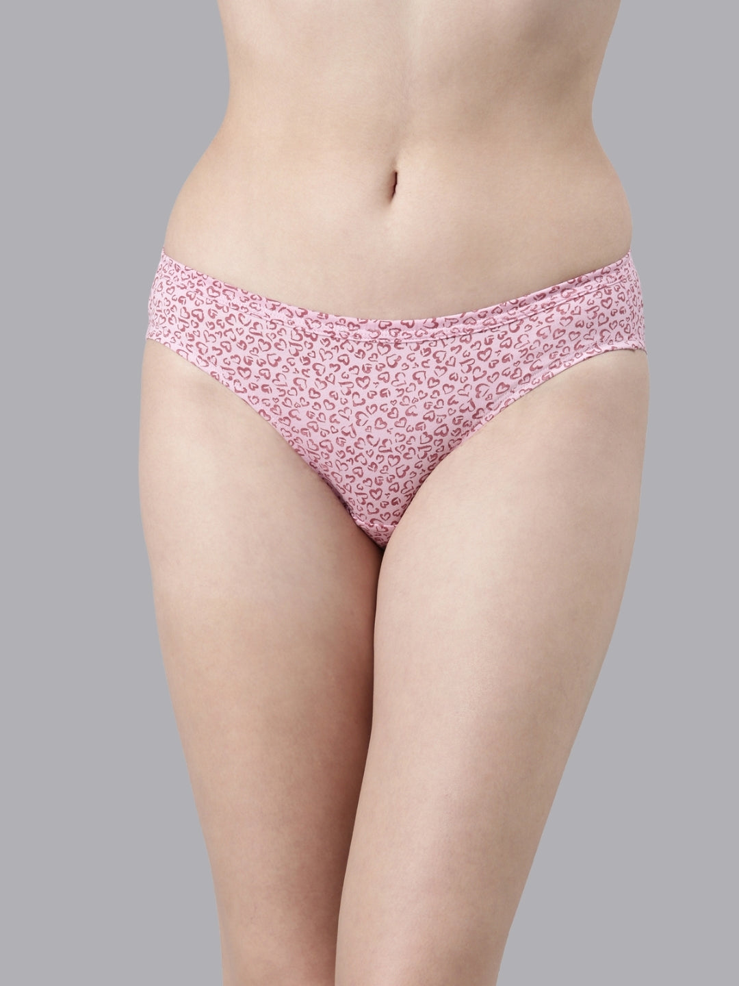 Faso Women's Cotton Inner Elastic Bikini (Pack of 3)