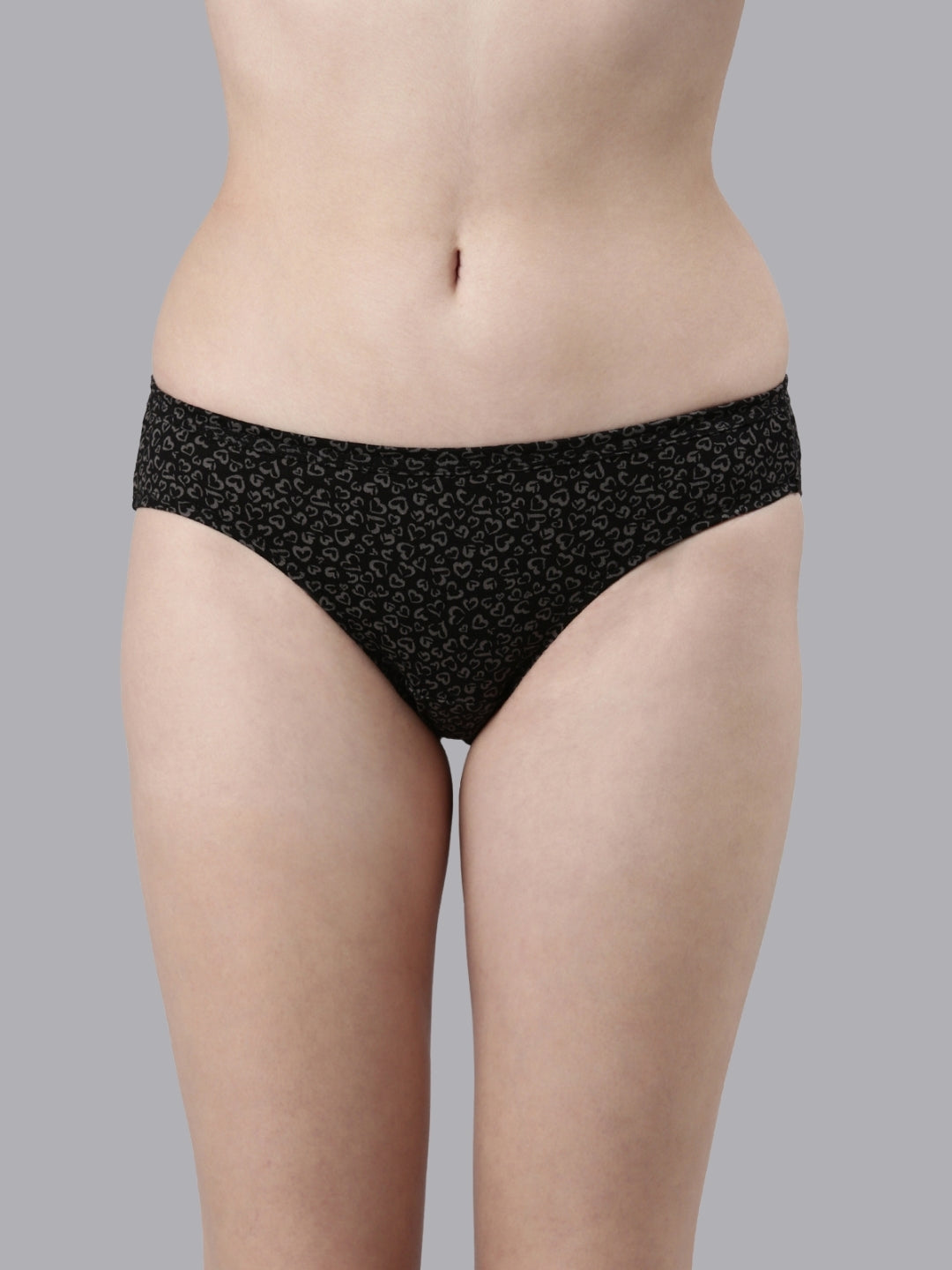Faso Women's Cotton Inner Elastic Bikini (Pack of 3)