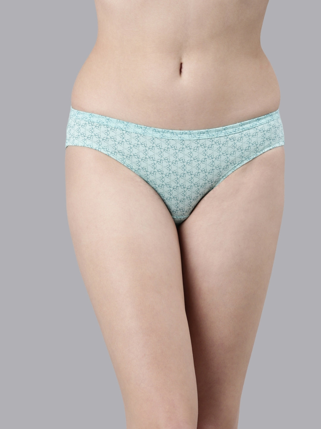 Faso Women's Cotton Inner Elastic Bikini (Pack of 3)