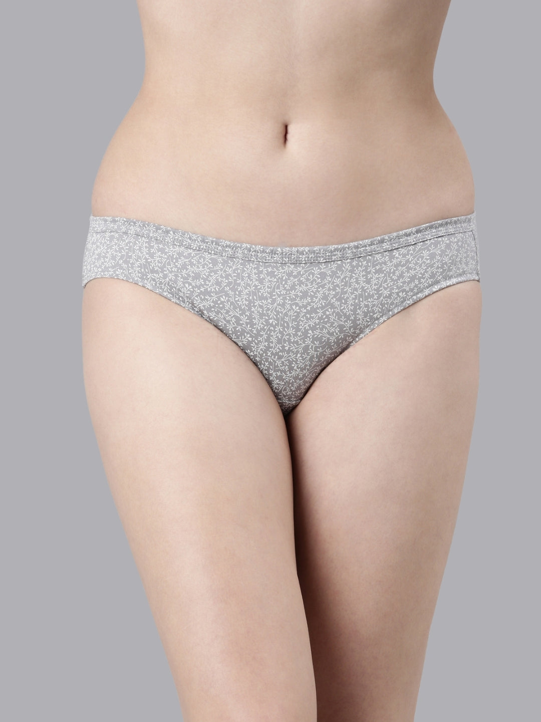 Faso Women's Cotton Inner Elastic Bikini (Pack of 3)