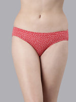 Faso Women's Cotton Inner Elastic Bikini (Pack of 3)