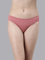 Faso Women's Cotton Inner Elastic Bikini (Pack of 3)
