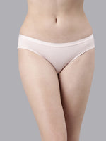 Faso Women's Cotton Outer Elastic Bikini (Pack of 3)