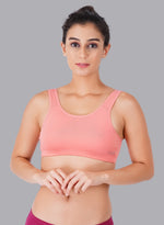 Faso Women's Cotton Beginners Sports Bra