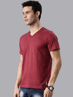 FASO Men’s Soft Cotton V-Neck T-Shirt