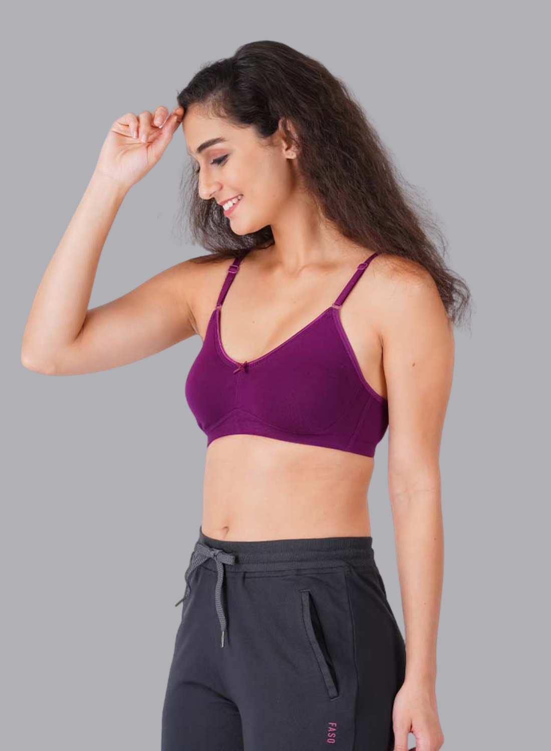 Faso Women's Cotton full Coverage Bra