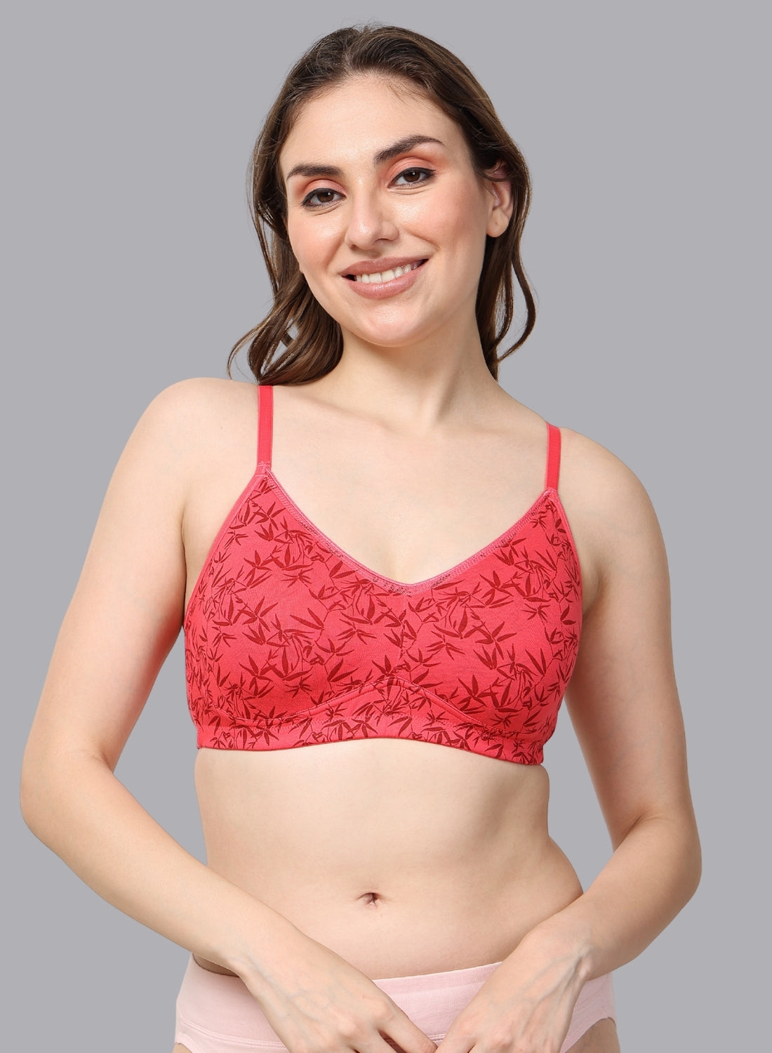 Faso Women's Cotton Printed Bra