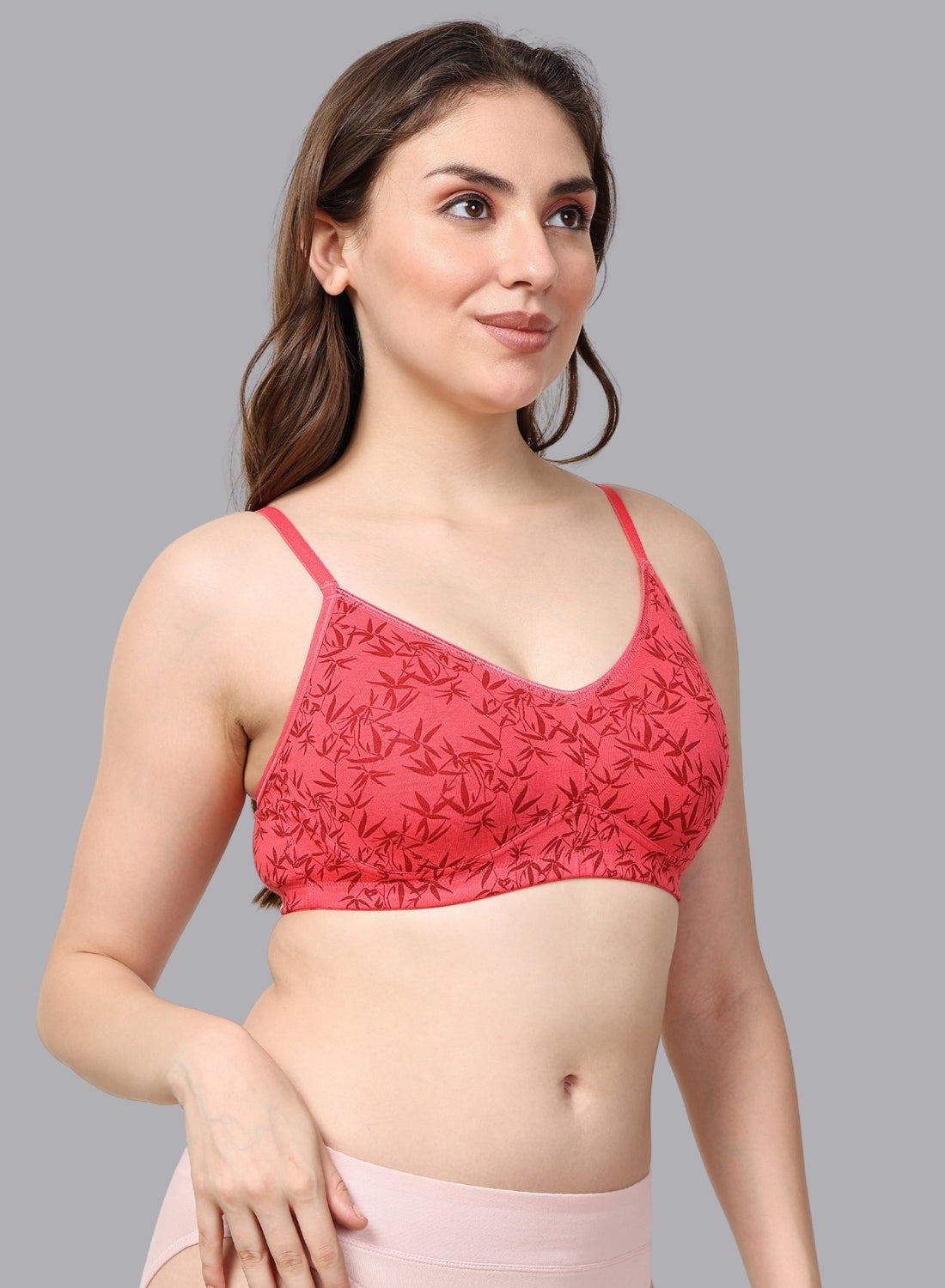 Faso Women's Cotton Printed Bra