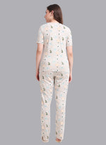 Faso Women's Cotton Printed Pyjama Set