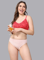 Faso Women's Cotton Printed Bra