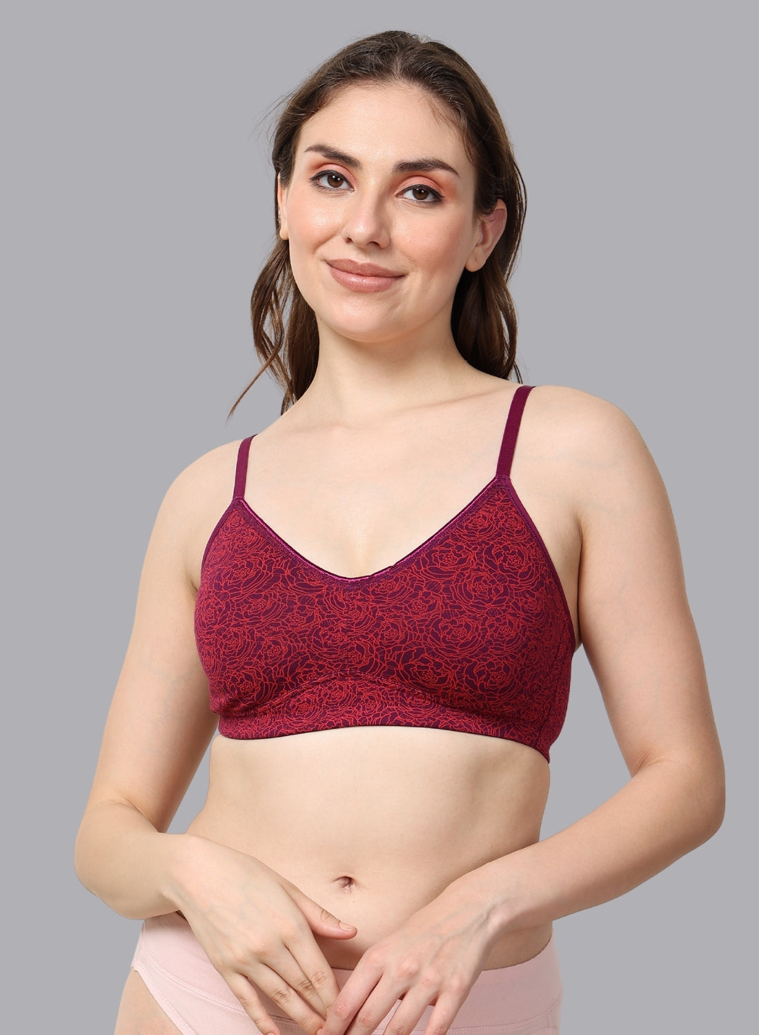 Faso Women's Cotton Printed Bra