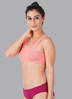 Faso Women's Cotton Beginners Sports Bra