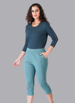 Faso Women's Cotton Loungewear Capri