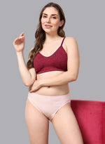 Faso Women's Cotton Printed Bra