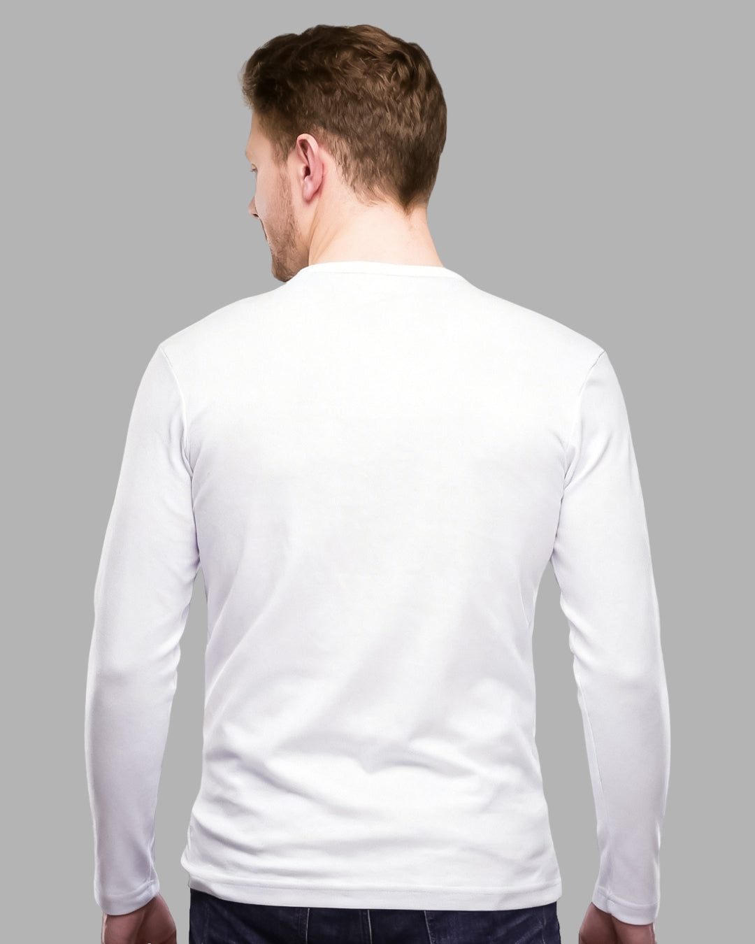 FASO Men’s Full Sleeve Cotton T-shirt Pack of 2