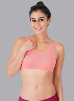 Faso Women's Cotton Beginners Sports Bra