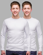 FASO Men’s Full Sleeve Cotton T-shirt Pack of 2