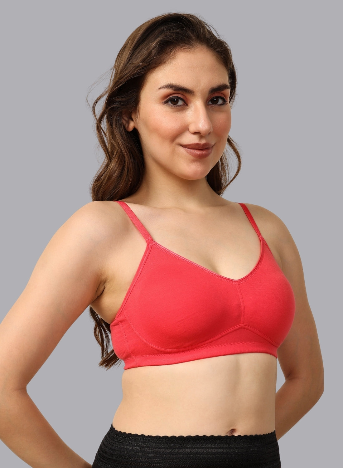 Faso Women's Cotton full Coverage Bra