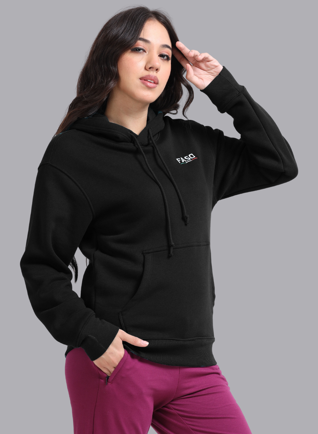 FASO Women’s Premium Fleece Oversize Hooded Sweatshirt