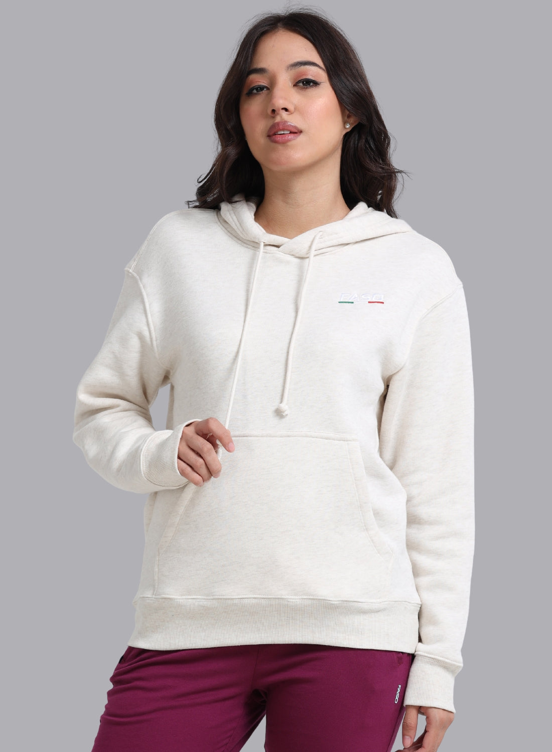 FASO Women’s Premium Fleece Oversize Hooded Sweatshirt