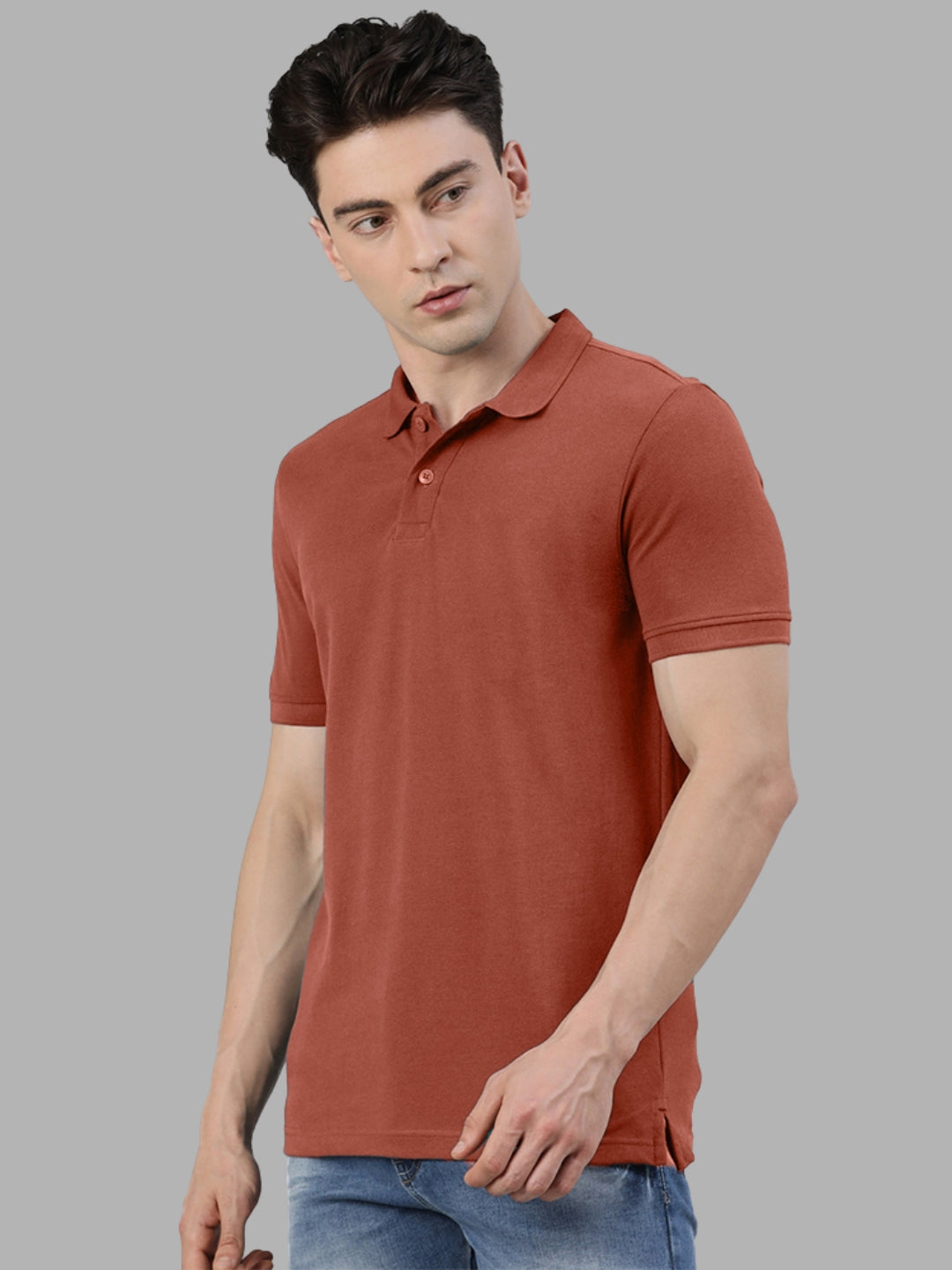 Faso Men's Cotton Polo T-shirt