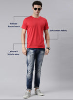 FASO Men’s Cotton Crew Neck Casual T-Shirt