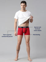 Faso Men's Premium Outer Elastic Trunk