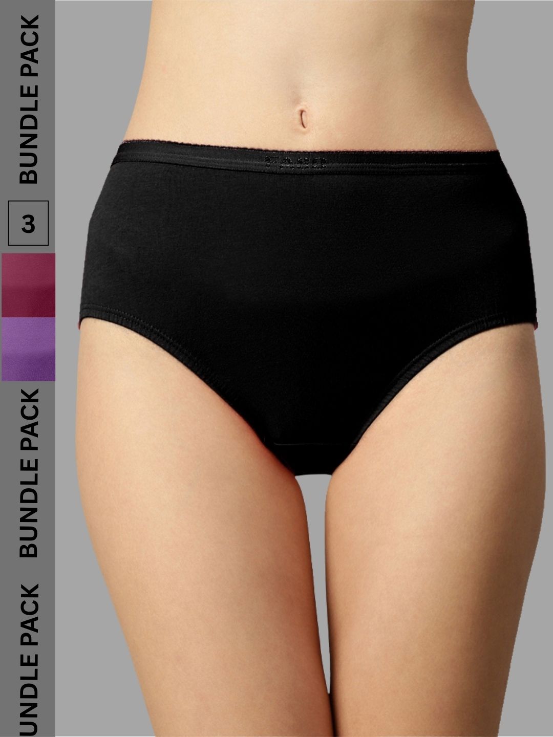 Faso Women's Cotton Inner Hipster (Pack of 3)