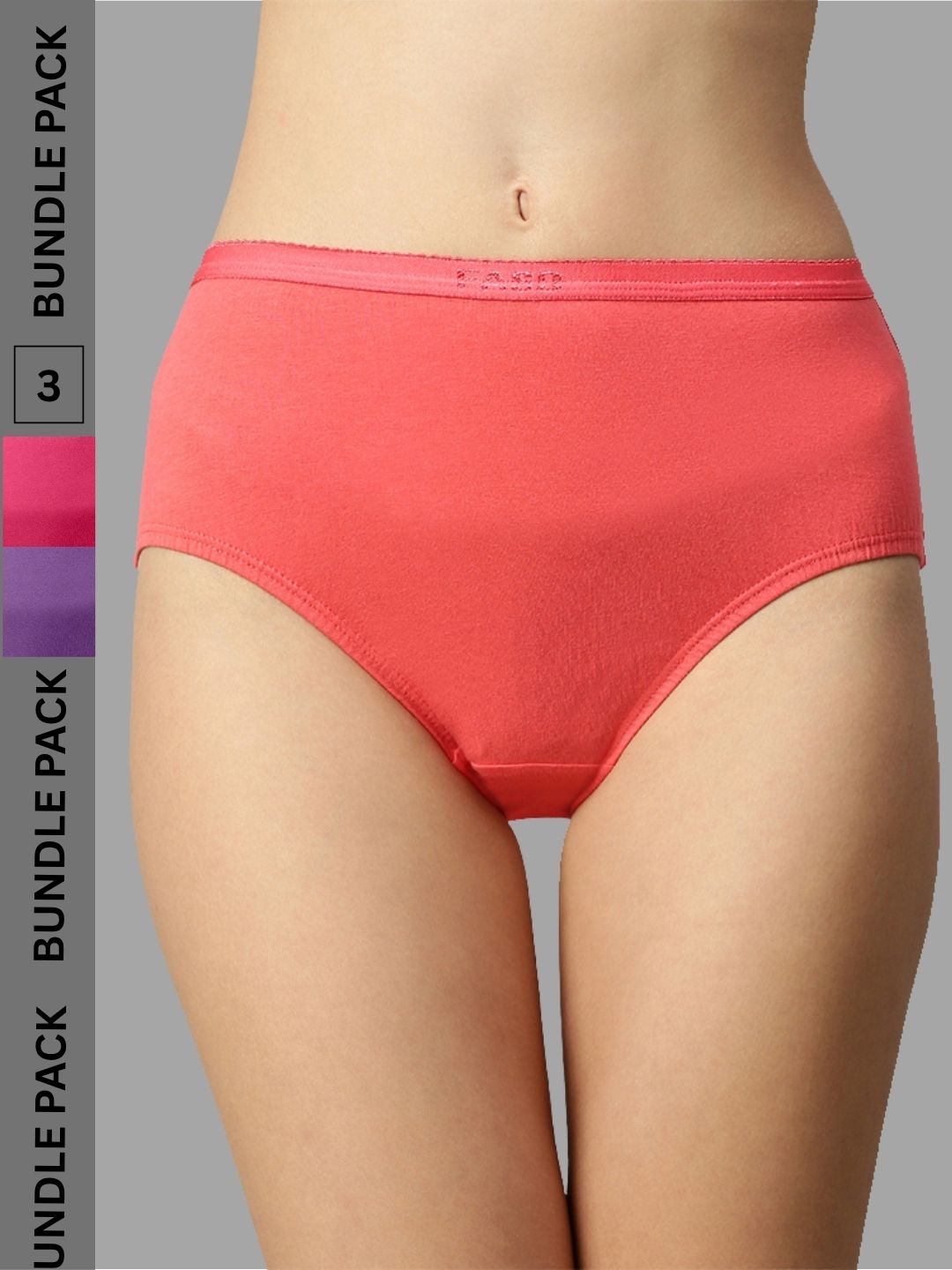 Faso Women's Cotton Inner Hipster (Pack of 3)