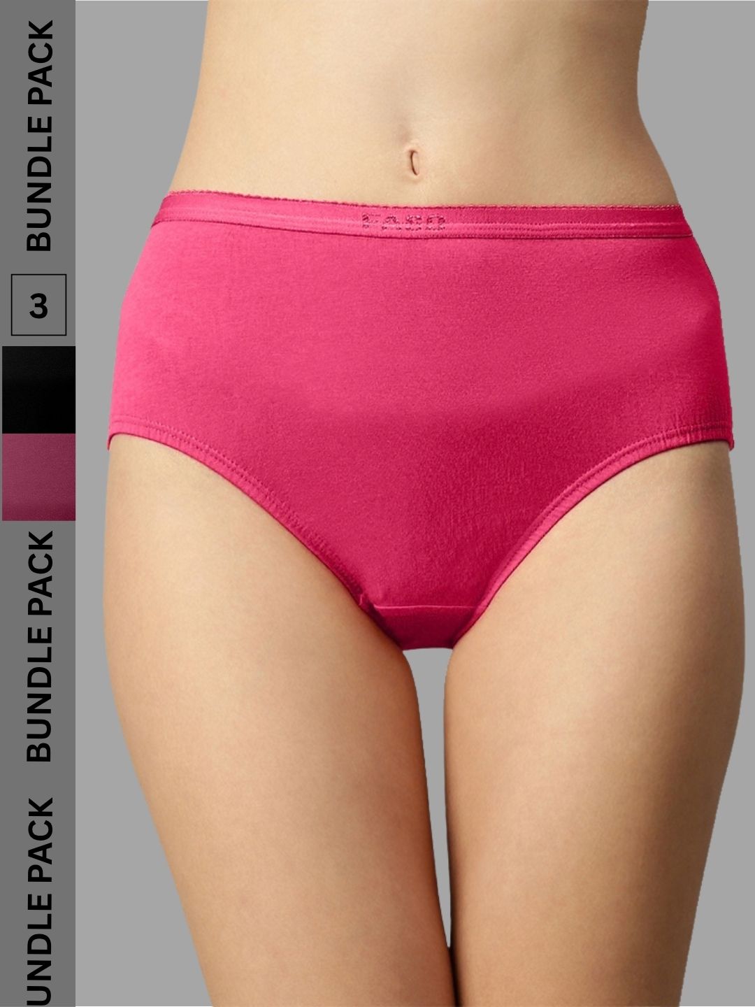 Faso Women's Cotton Inner Hipster (Pack of 3)