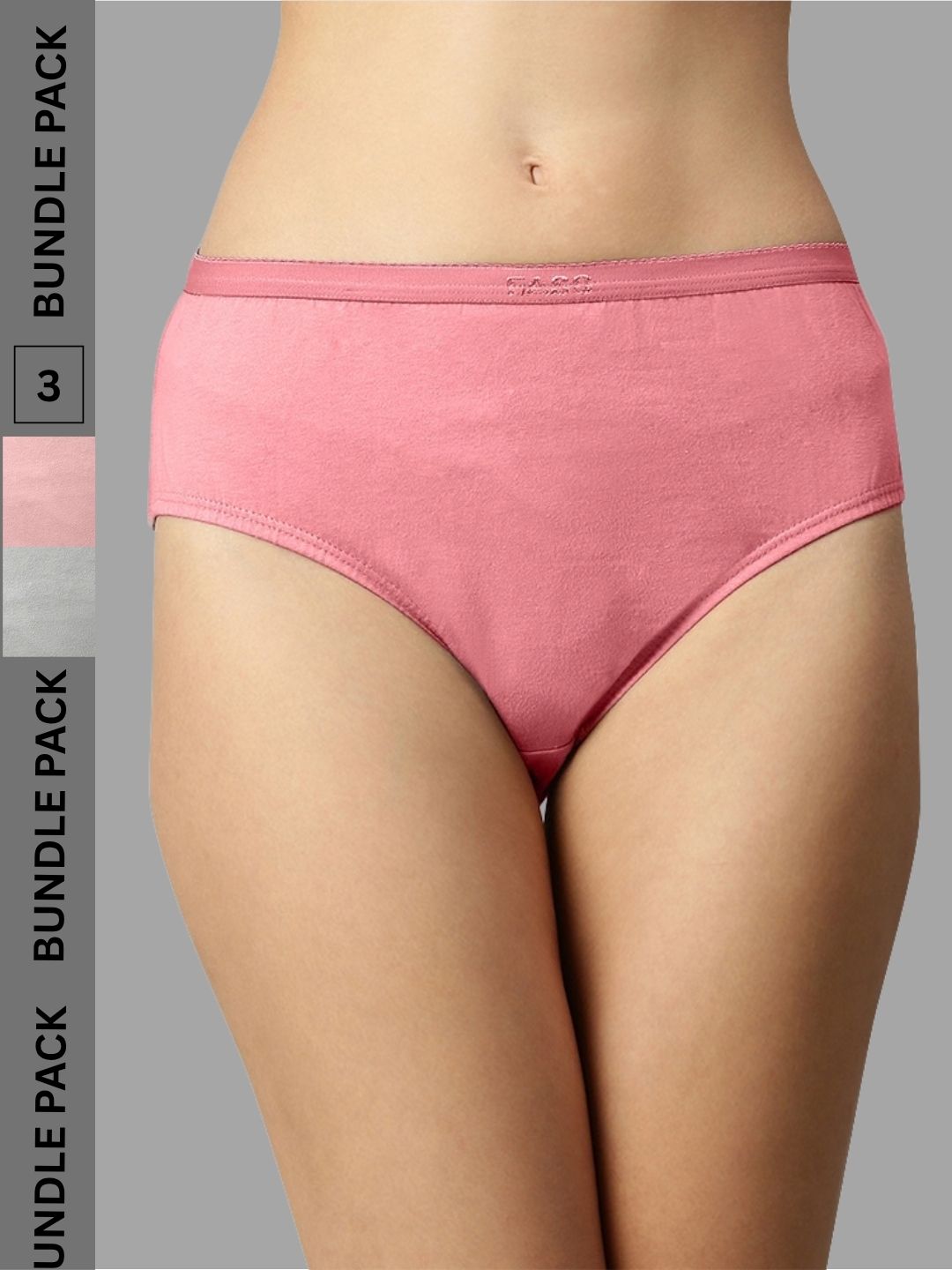 Faso Women's Outer Elastic Hipster (Pack of 3)