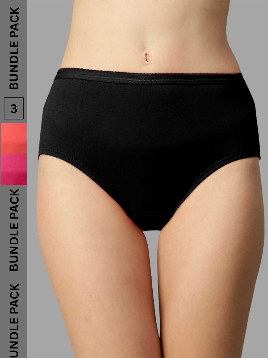 Faso Women's Cotton Inner Hipster (Pack of 3)