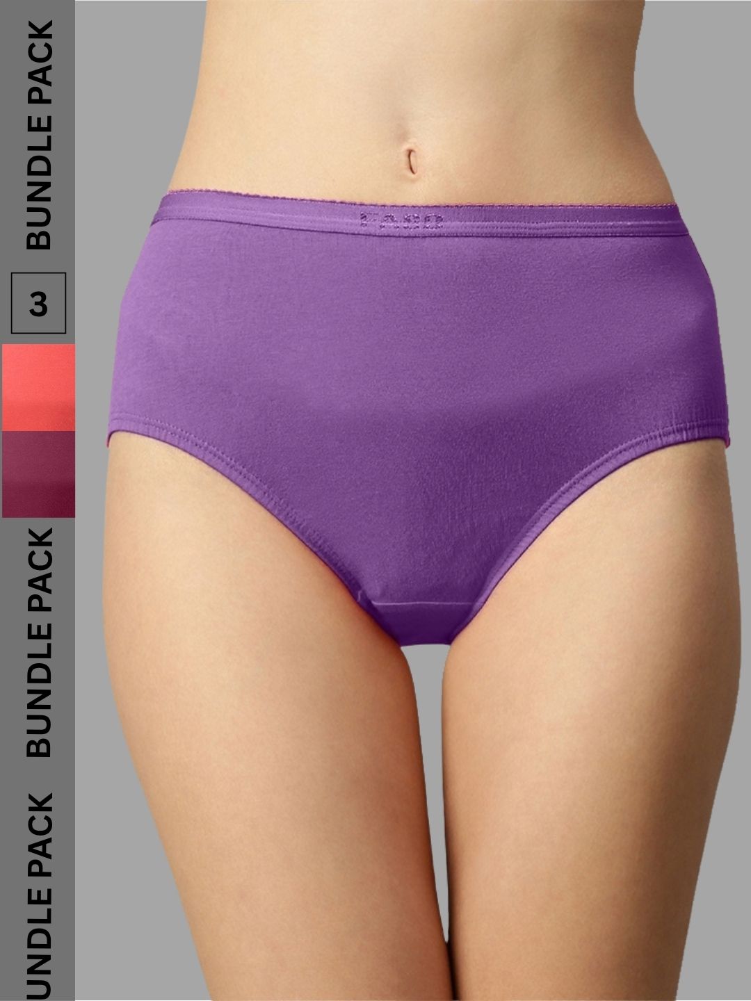Faso Women's Cotton Inner Hipster (Pack of 3)