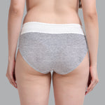 FASO Women’s Cotton Blend Lace Hipster Panties Pack of 3