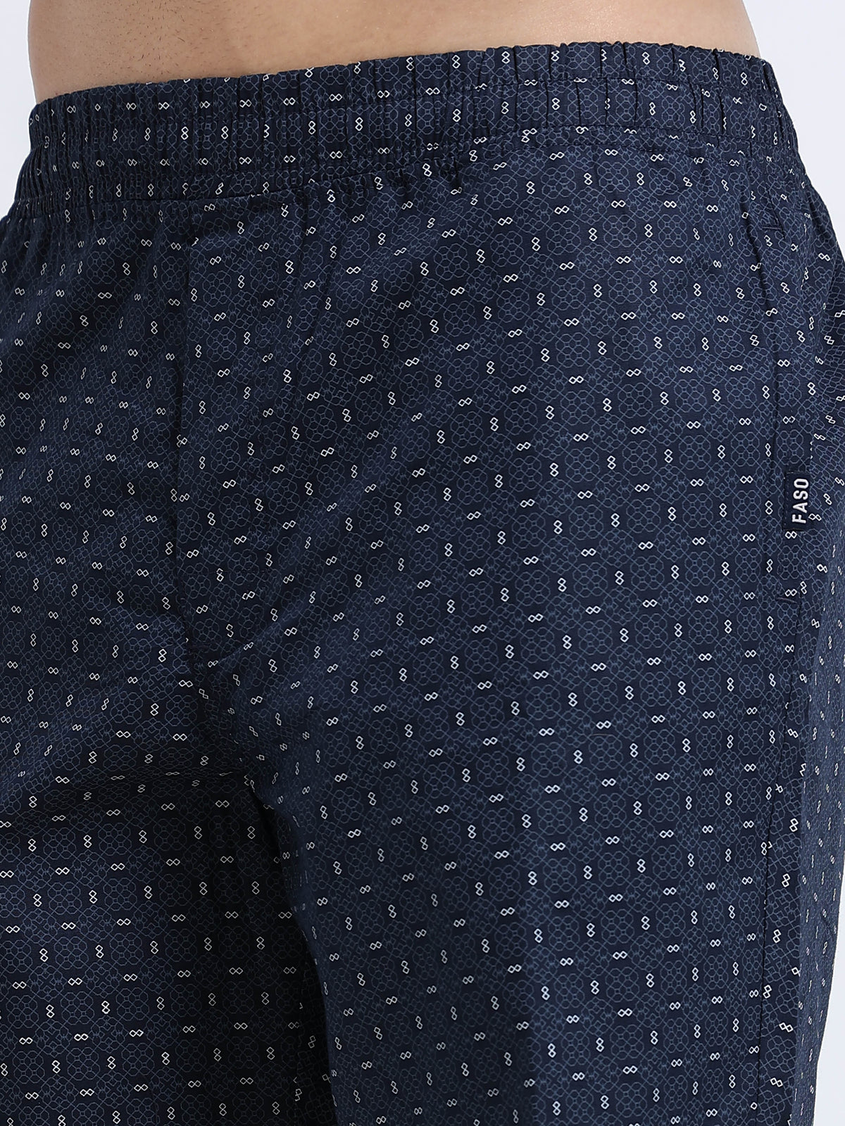 FASO Men’s Cotton Printed Shorts