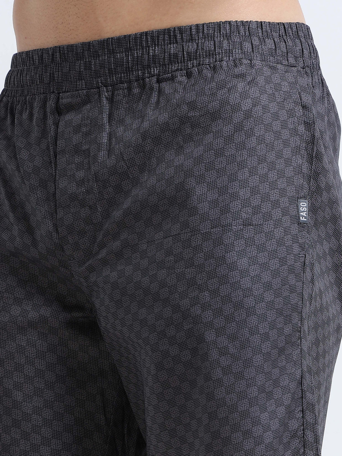 FASO Men’s Cotton Printed Shorts