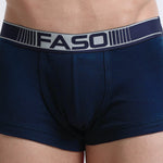 Faso Men's Cotton Neon Outer Elastic Trunk (Pack of 2)