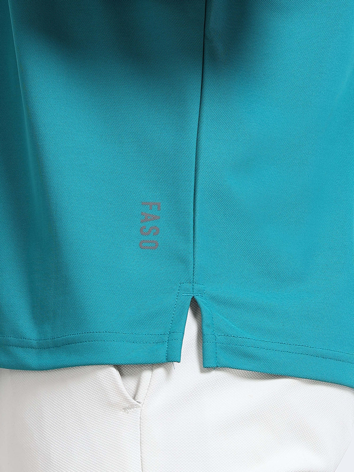 FASO Men's Polyester Polo T-shirt