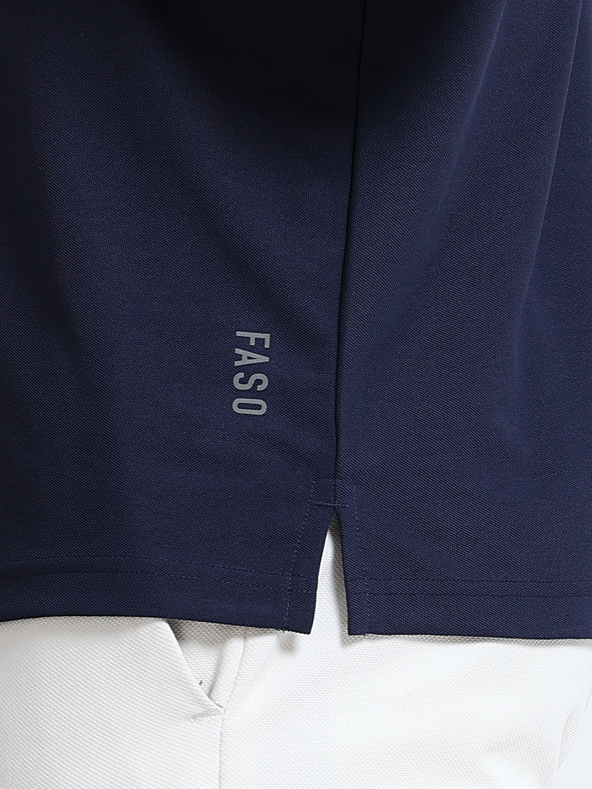 FASO Men's Polyester Polo T-shirt