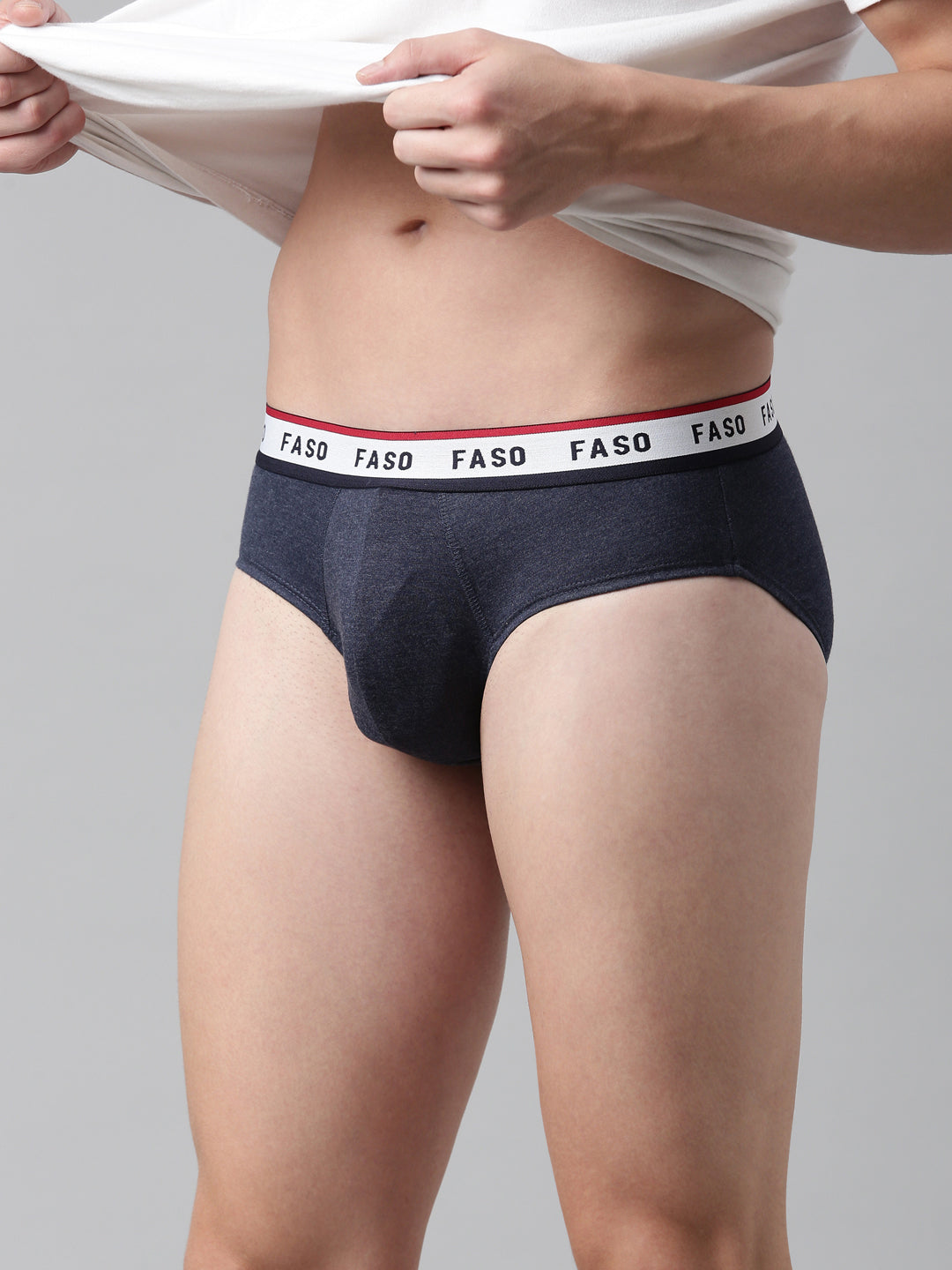 Faso Men's Blend Elastic Brief