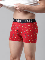 Faso Men's Cotton Printed Trunk