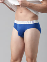 Faso Men's Cotton Metallic Elastic Brief