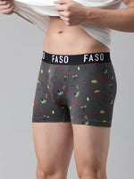 Faso Men's Cotton Printed Trunk
