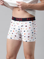 Faso Men's Cotton Printed Trunk