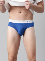 Faso Men's Cotton Metallic Elastic Brief