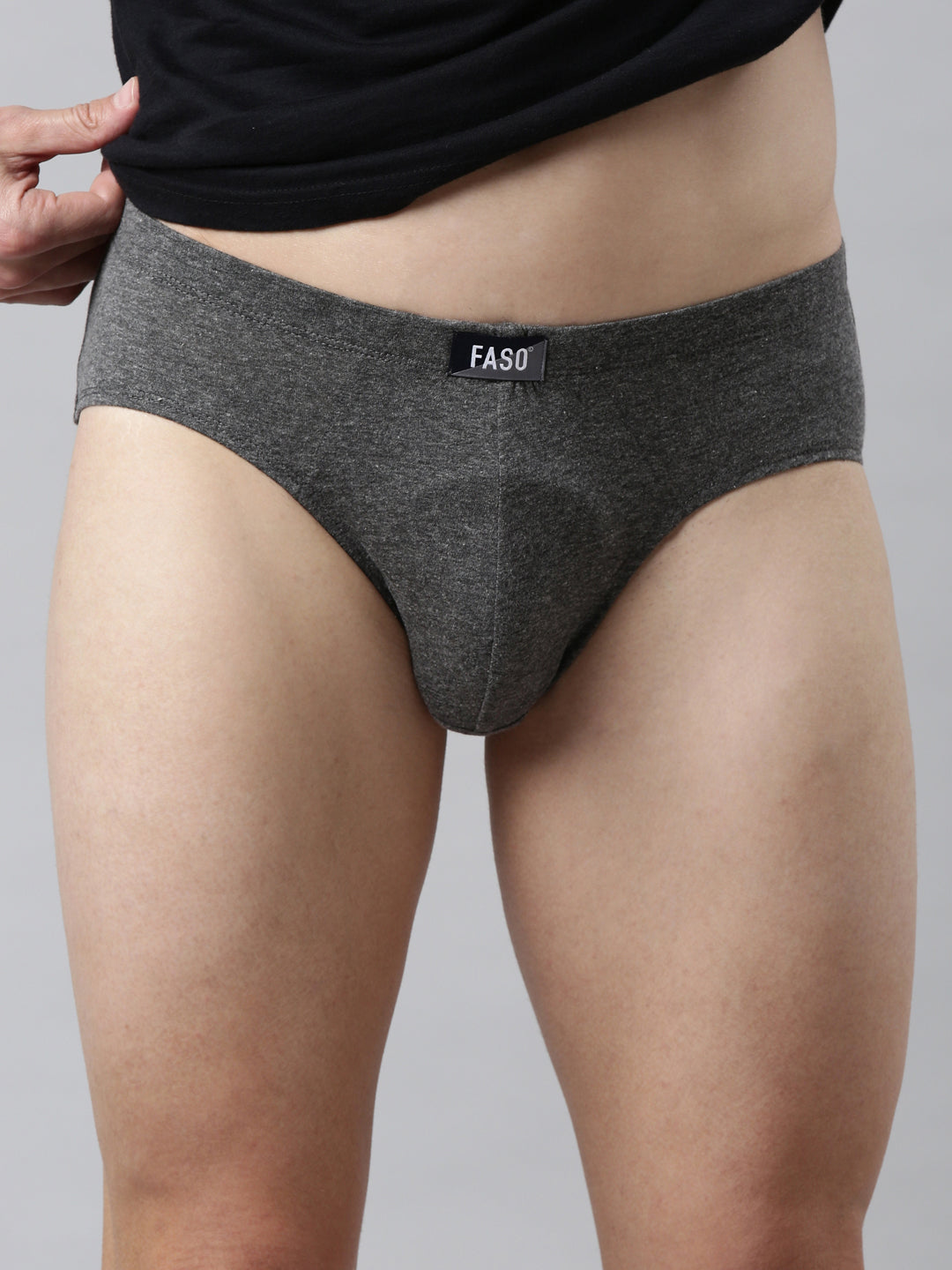 Faso Men's Cotton Inner Elastic Brief (Pack of 2)