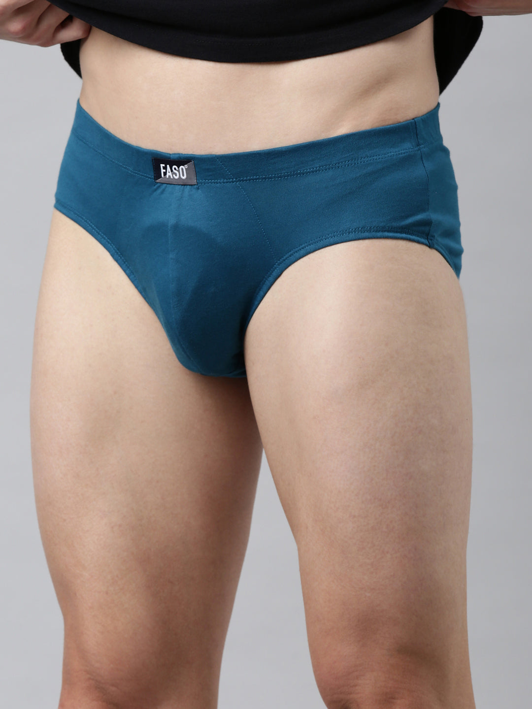 Faso Men's Cotton Inner Elastic Brief (Pack of 2)